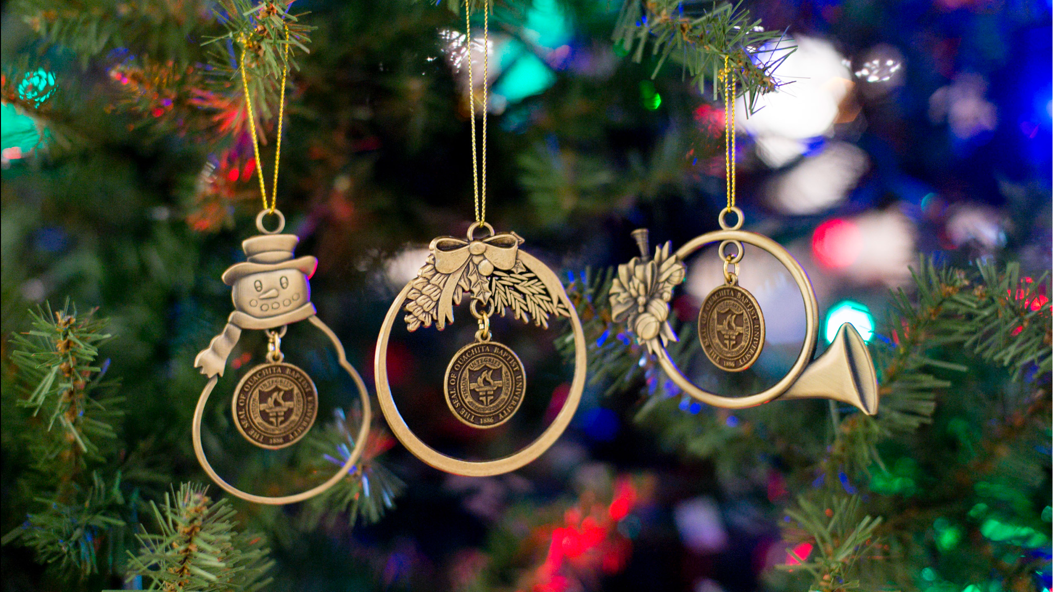 Ouachita Christmas ornaments