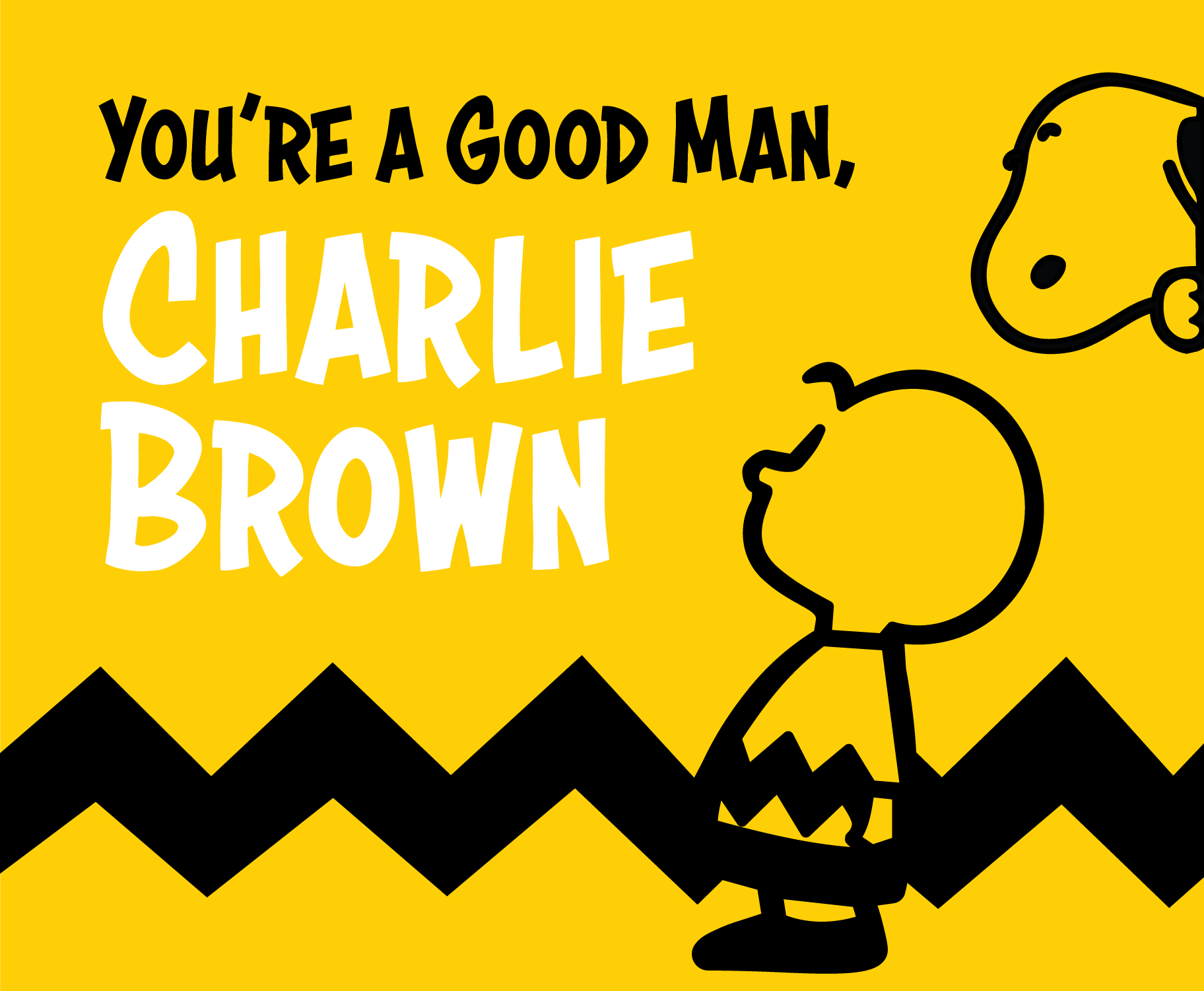 You're a Good Man, Charlie Brown graphic