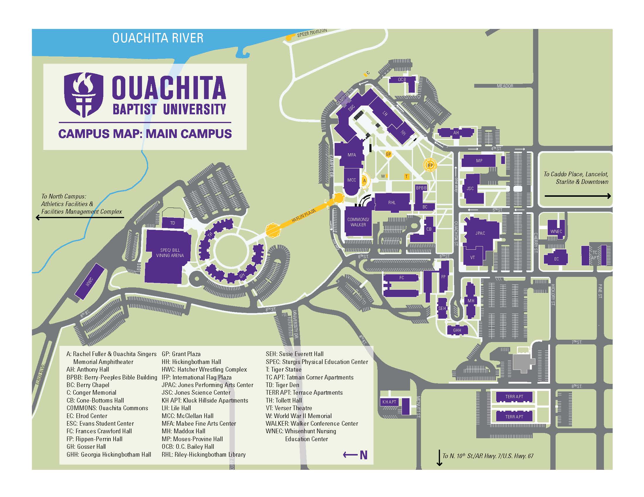 Main Campus Map