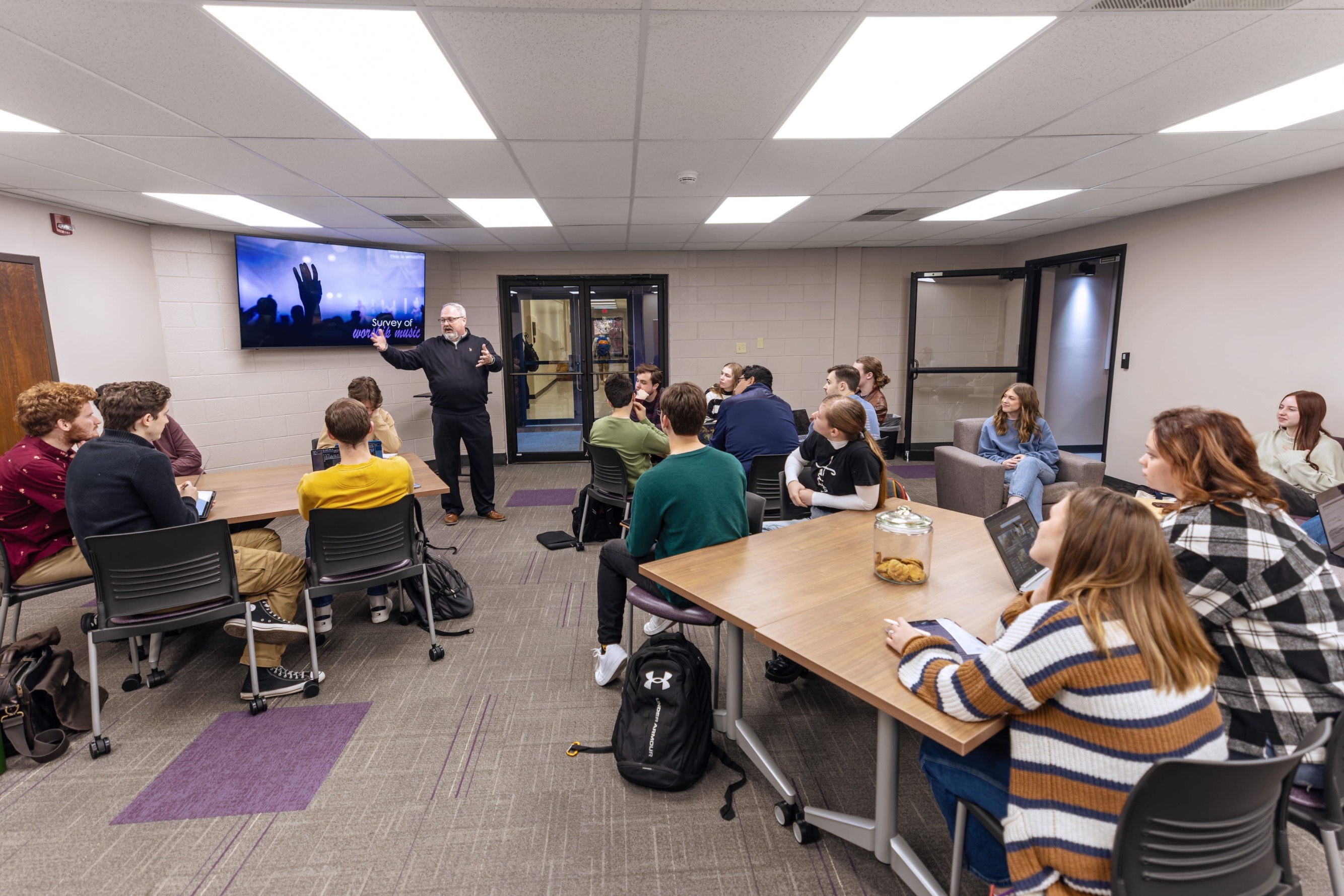 professor in classroom