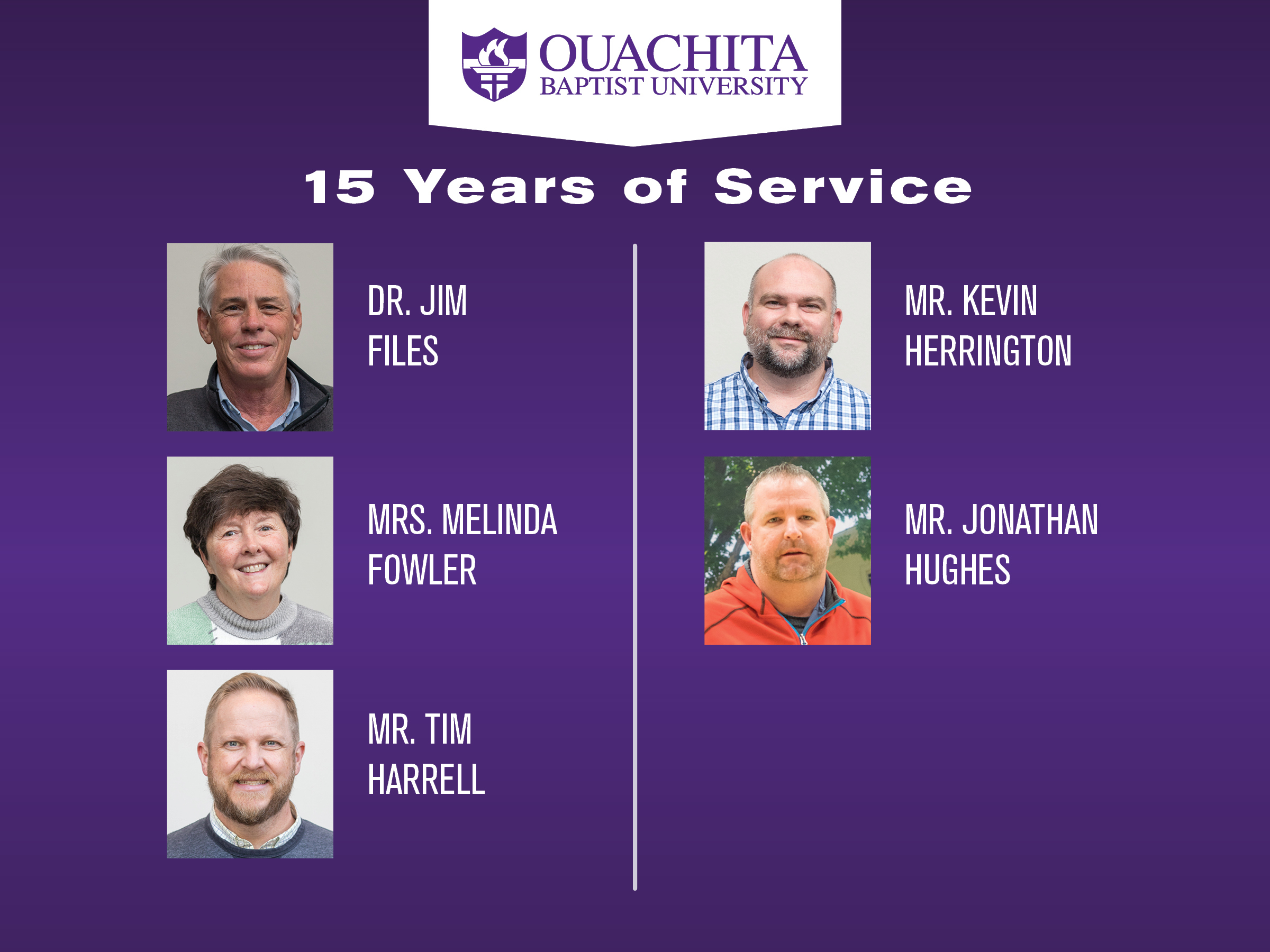 15 years of service