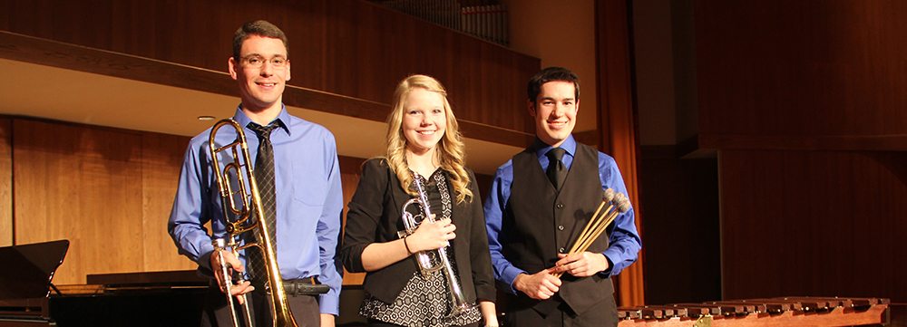 Carter Harlan wins 8th annual Ouachita Wind and Percussion Concerto Competition.