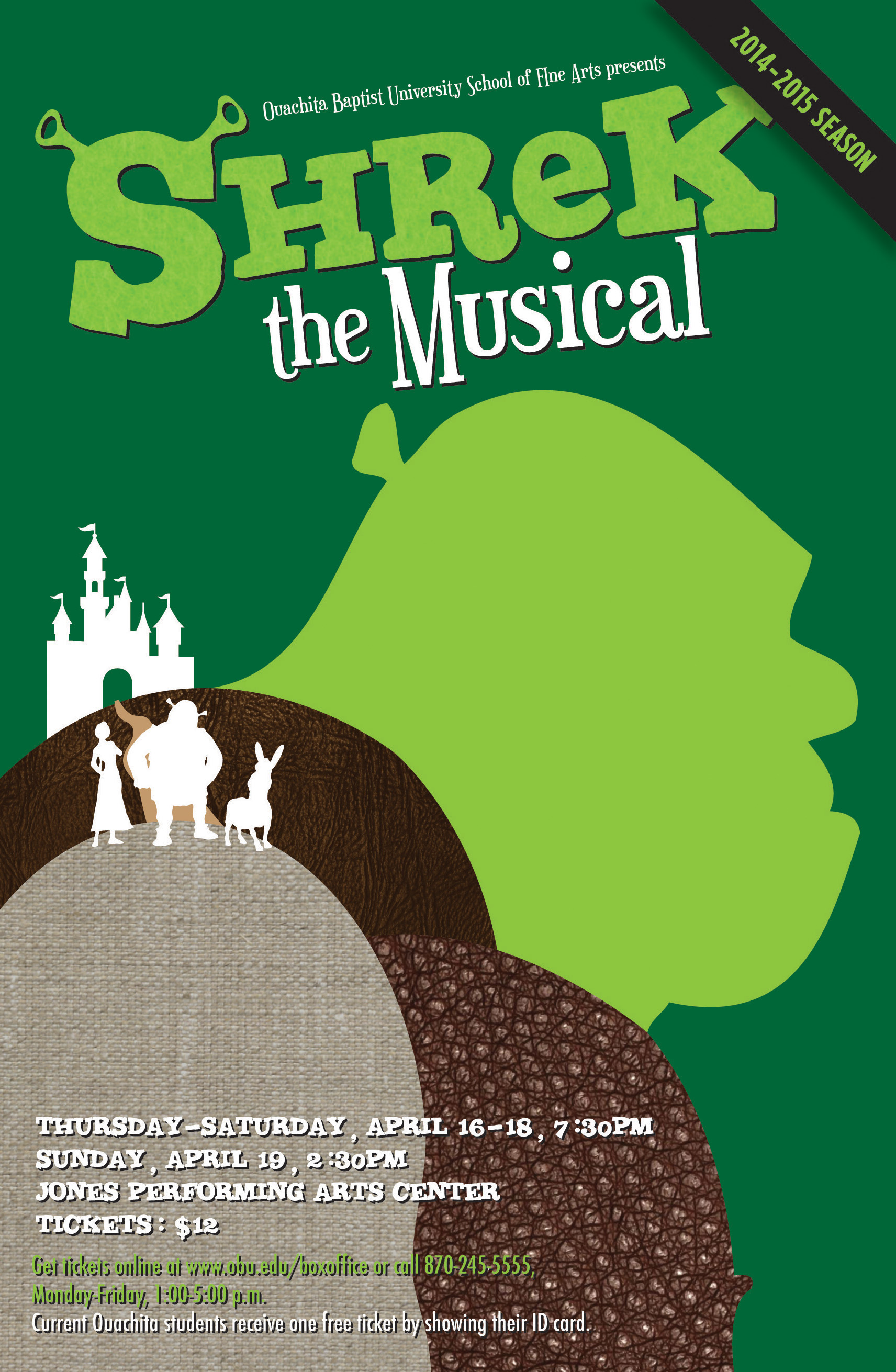 Ouachita School Of Fine Arts To Present Shrek The Musical April