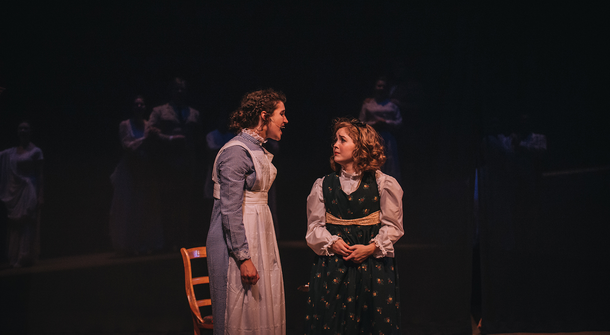 Hannah Hill (at left) was selected as a finalist in the festival’s Musical Theatre Initiative Singing/Acting Competition; she was nominated for her role in Ouachita’s production of The Secret Garden.