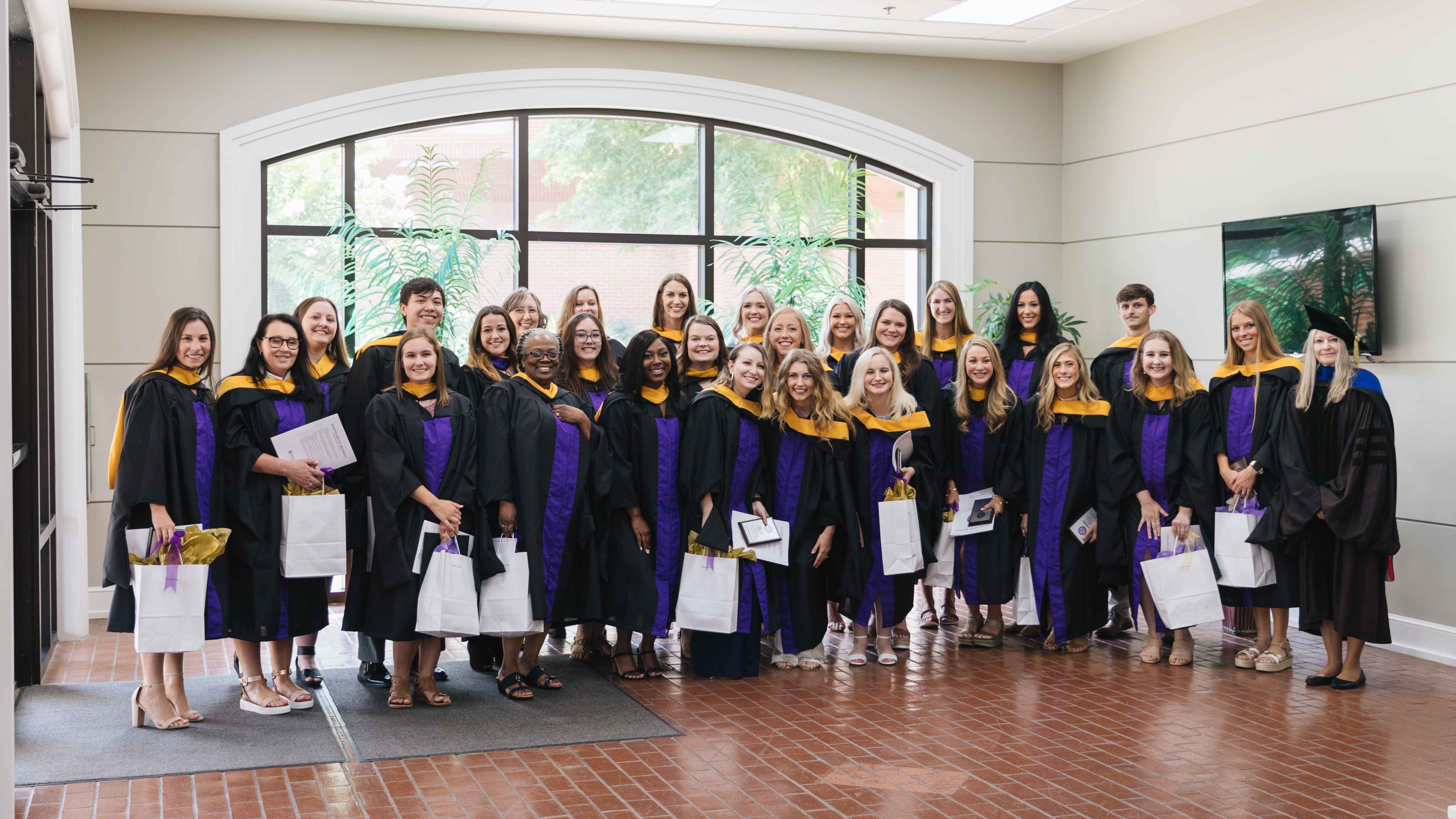 Graduates honored during the inaugural ABA Hooding Ceremony  