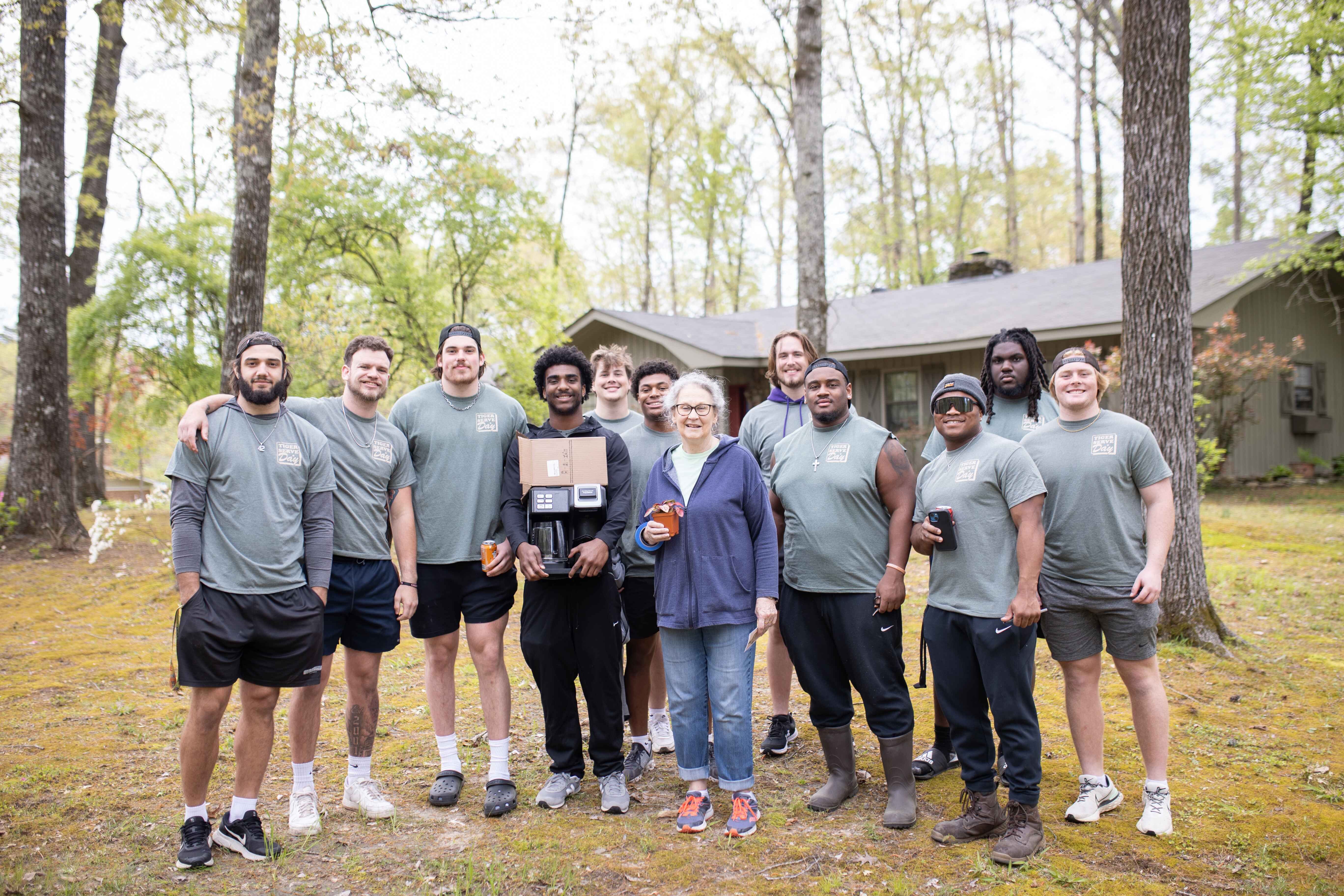 Tiger Serve Day team