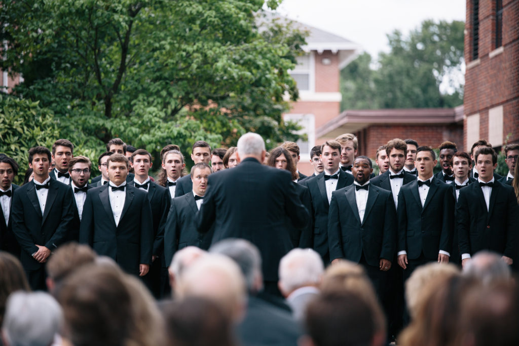 Choir singing