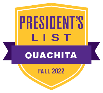 Fall 2022 President's List badge