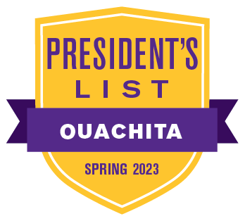 Spring 2023 President's List badge