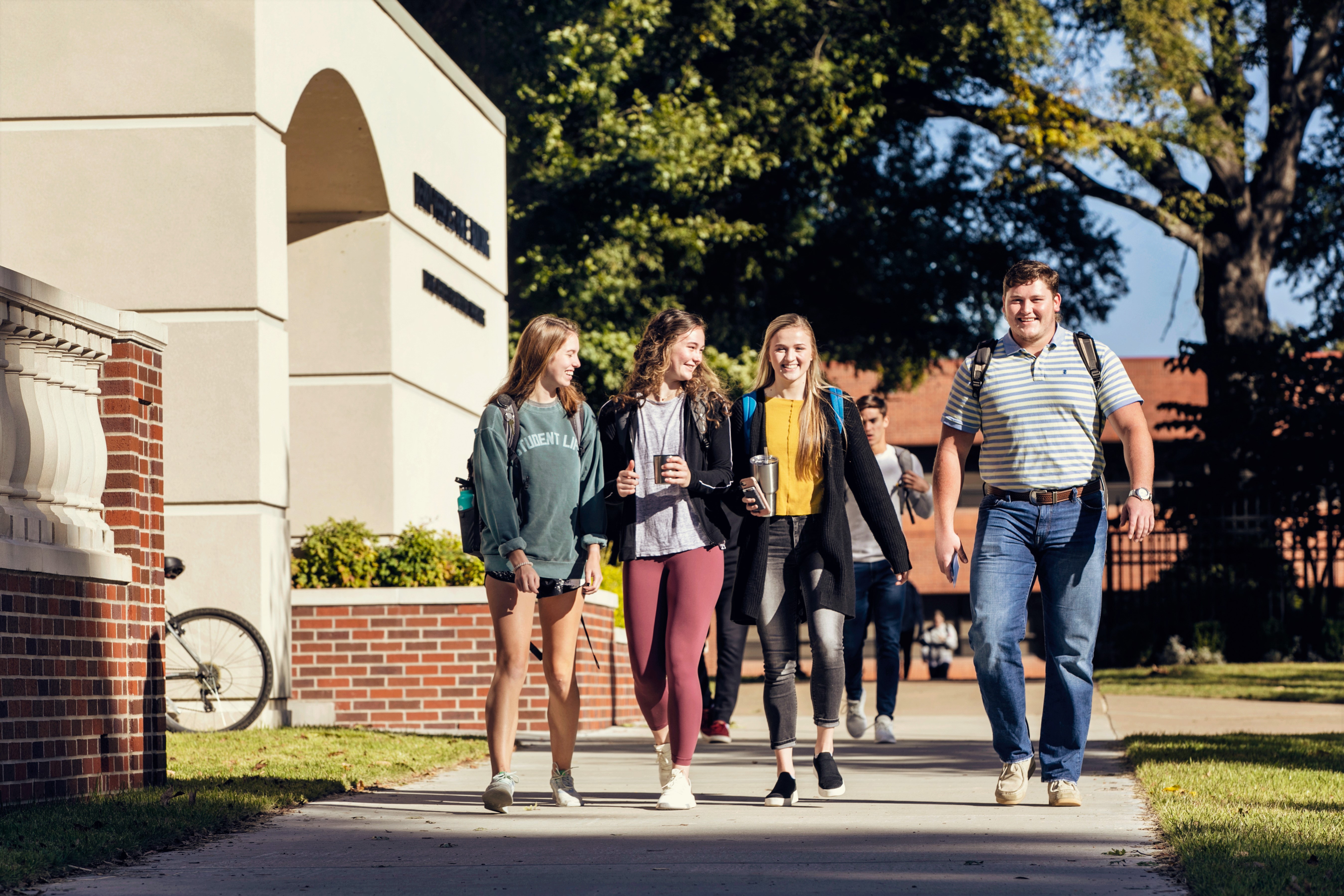 Students by Berry-Peeples Bible Building
