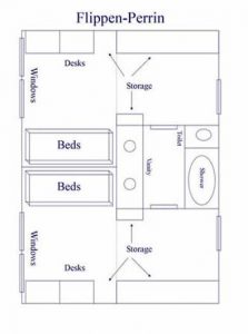 Flippen-Perrin dorm layout